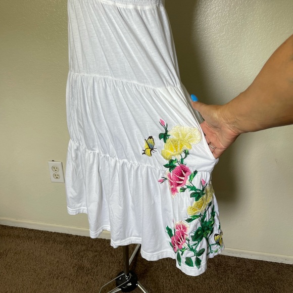 Johnny Was JWLA Embroidered Floral White S… - Picture 6 of 10